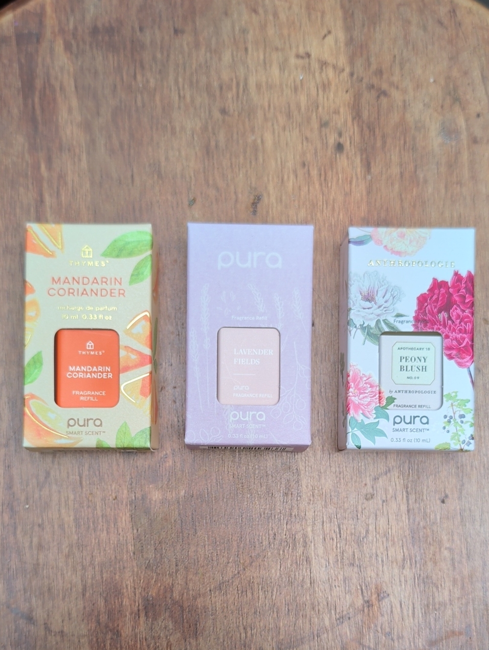 Three Floral Pura Fragrance Refills: New In Box